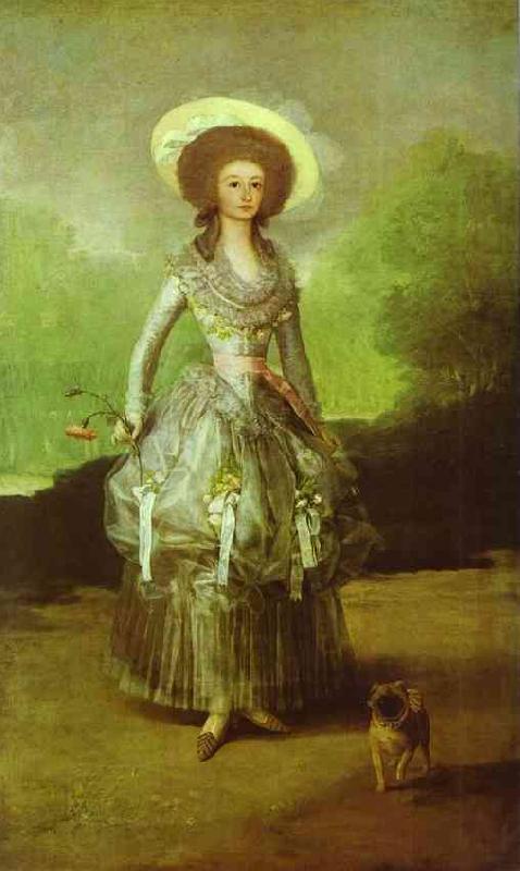 Francisco Jose de Goya The Marquesa de Pontejos China oil painting art